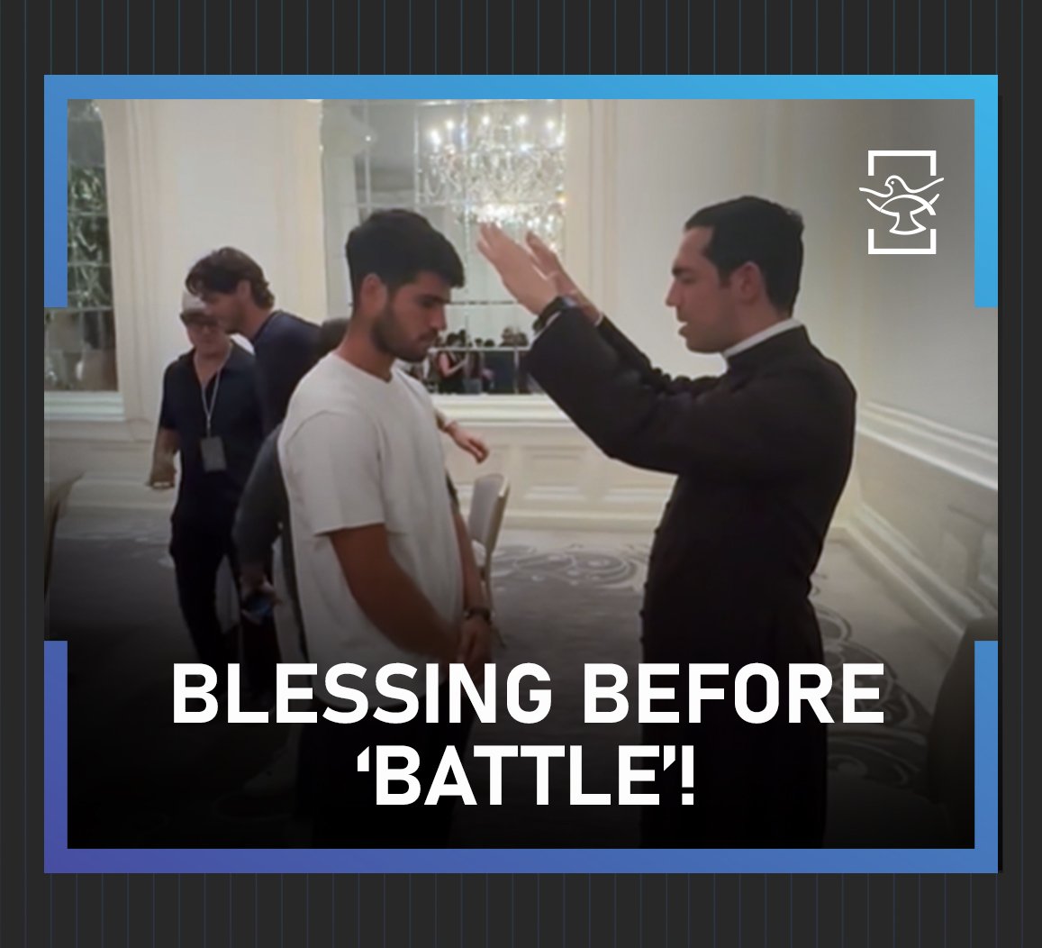 Carlos Alcaraz Receives Blessing Ahead of US Open