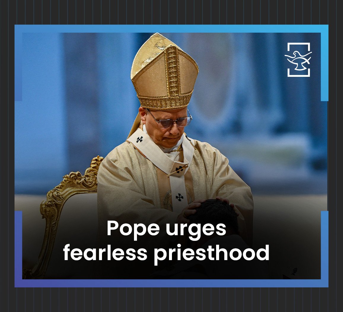 Pope urges fearless preisthood
