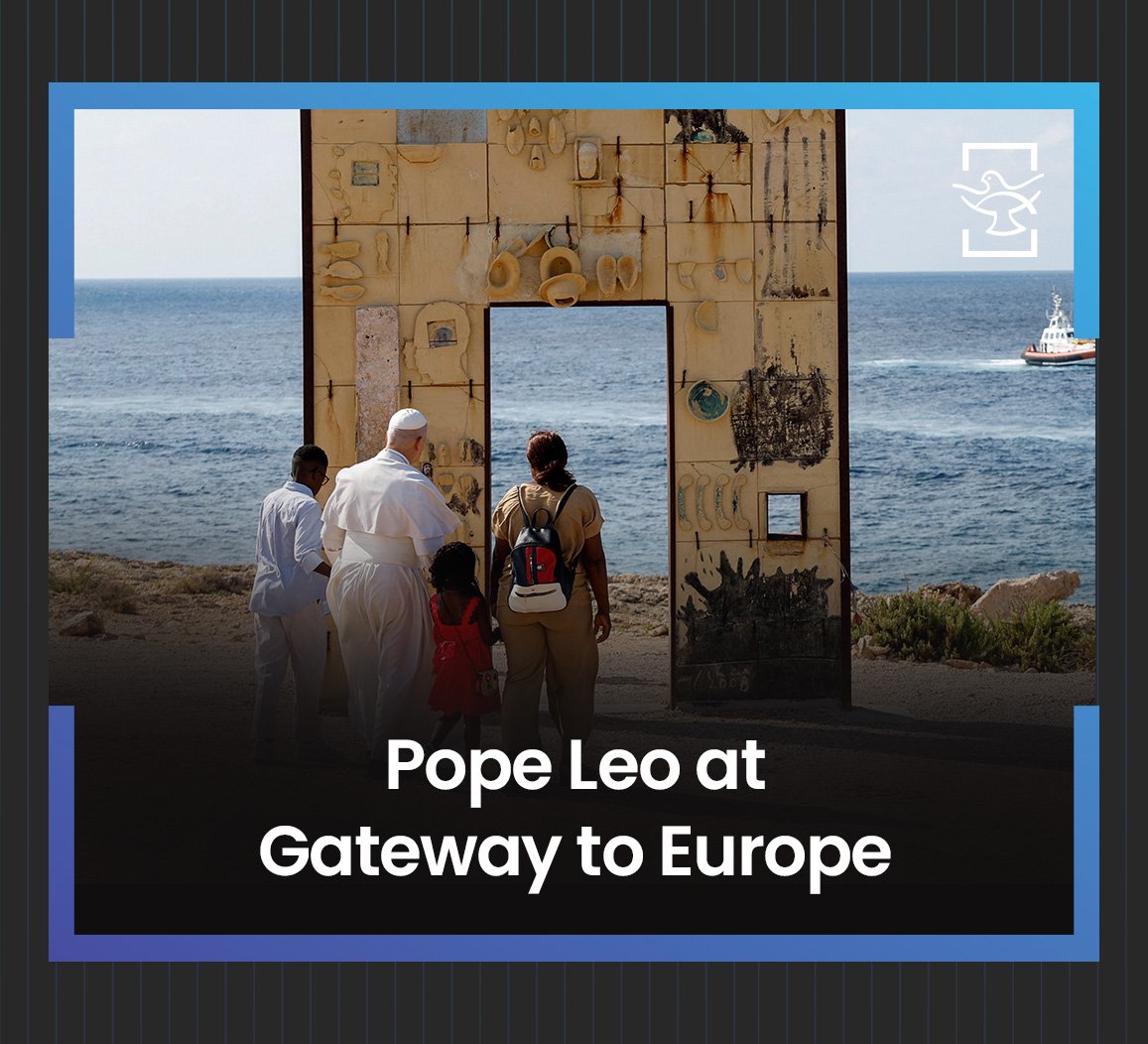 Pope Leo at Gateway to Europe